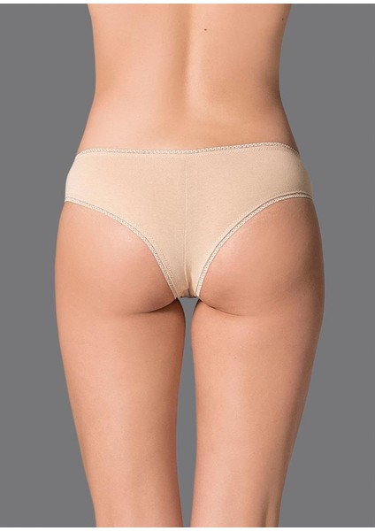 Kadın Ten Relax Baskılı Pamuklu Brazılıan Slip fiyatları