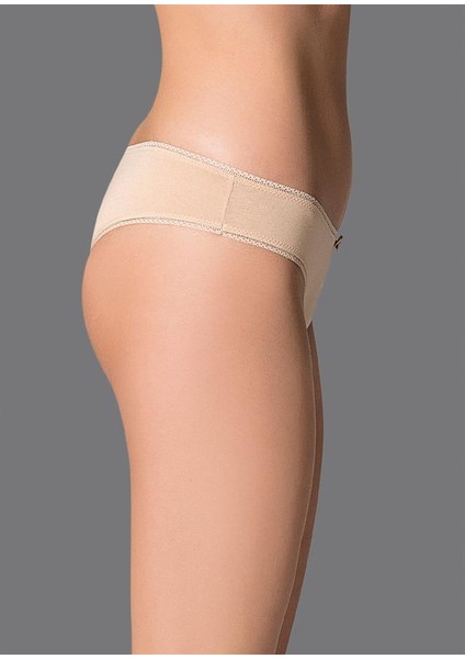 Kadın Ten Relax Baskılı Pamuklu Brazılıan Slip modelleri
