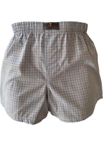 Erkek (Xl) 5'li Paket Poplin (Pamuk) Boxer Şort