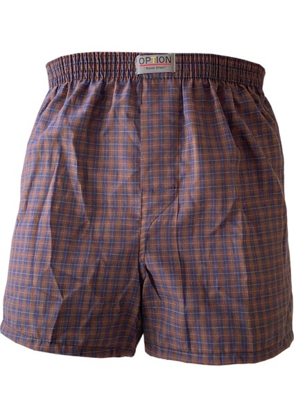Erkek (Xl) 5'li Paket Poplin (Pamuk) Boxer Şort