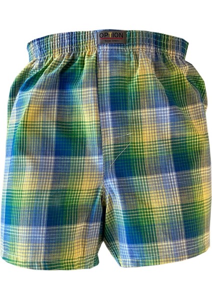 Erkek (Xl) 5'li Paket Poplin (Pamuk) Boxer Şort