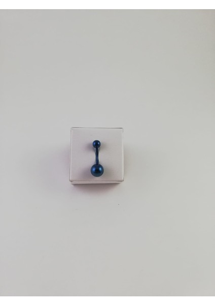 316L Cerrahi Çelik Dark Blue Göbek Piercing