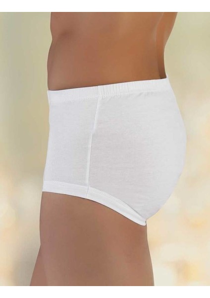 Beyaz Pamuklu Klasik Erkek Slip 6'lı Paket ME013 fiyatları