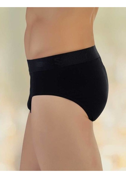 Siyah Bel Lastiği Baskılı Süprem Erkek Slip ME063 fiyatları