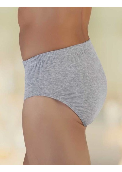Gri Pamuklu Klasik Erkek Slip 6'lı Paket ME009 fiyatları