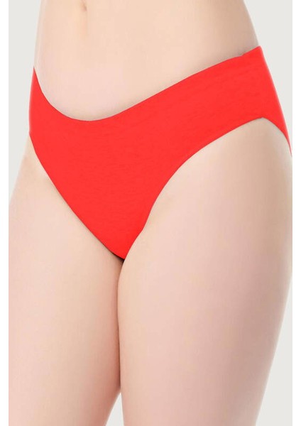 Kadın Renkli Ribana Slip 12'li Paket