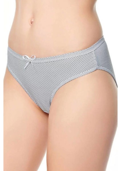 Kadın Küçük Puantiyeli Bikini Külot 12'li Paket
