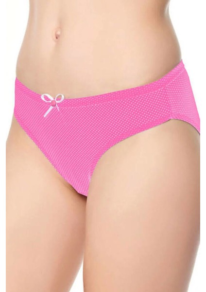 Kadın Küçük Puantiyeli Bikini Külot 12'li Paket