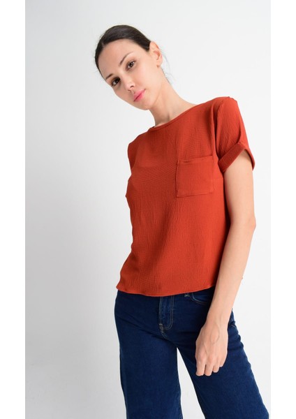 8122244 Kobe Tek Cepli Kısa Kol Bluz fiyatları