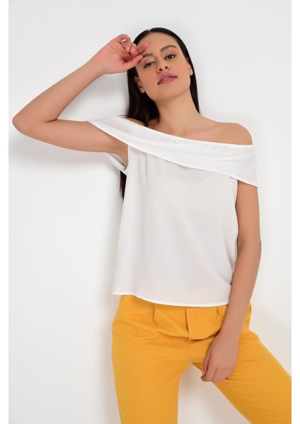 91818361 Kobe Madonna Yaka Kolsuz Bluz