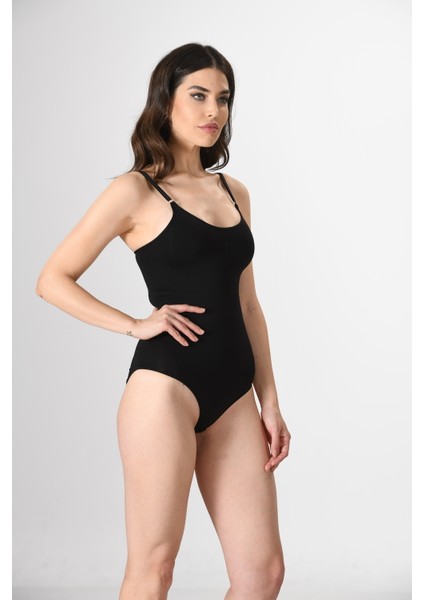 Ayar Askılı Çıtçıtlı Kadın Body Korse Beyaz Örme Seamless Dikişsiz Soft indirimleri