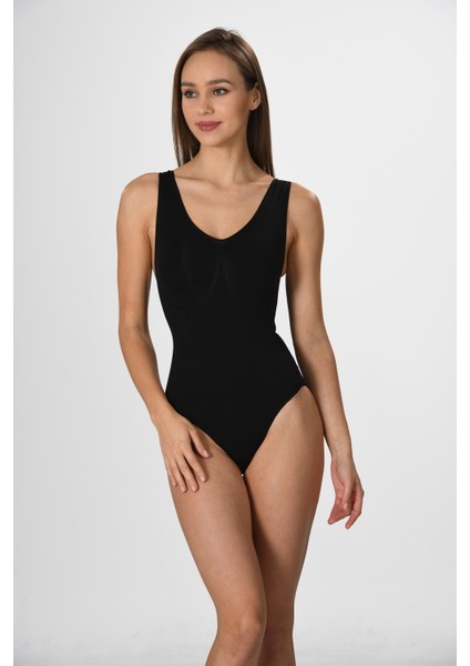 Kalın Askılı Çıtçıtlı Kadın Body Korse Ten Örme Seamless Dikişsiz Soft fiyatları