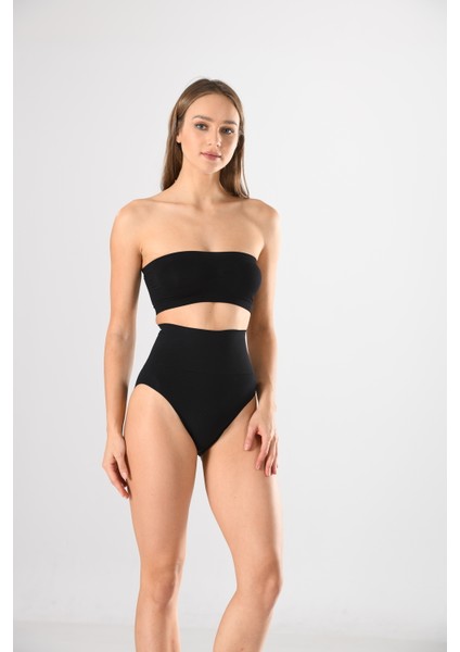 Mideli Slip Külot Kadın Korse Beyaz Örme Seamless Dikişsiz Soft modelleri