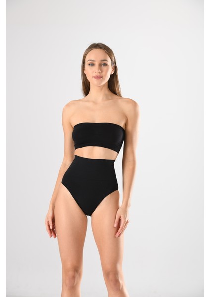 Mideli Slip Külot Kadın Korse Beyaz Örme Seamless Dikişsiz Soft indirimleri