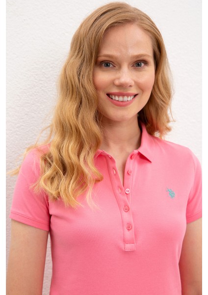 Kadın Pembe Basic T-Shirt 50222743-VR041
