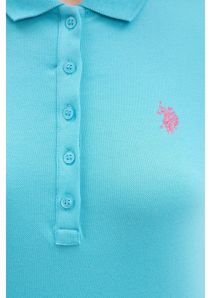 Kadın Turkuaz Basic T-Shirt 50222743-VR093 fırsatları