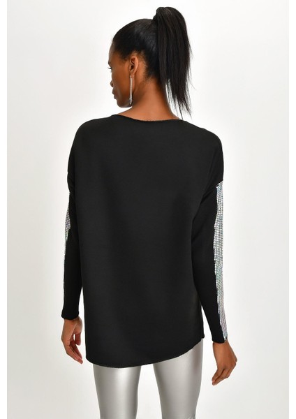 Kol Detaylı Sweatshirt