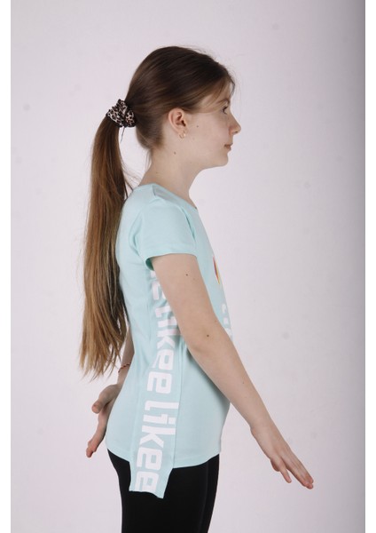 Kız Çocuk Likee Baskılı T-Shirt fiyatları