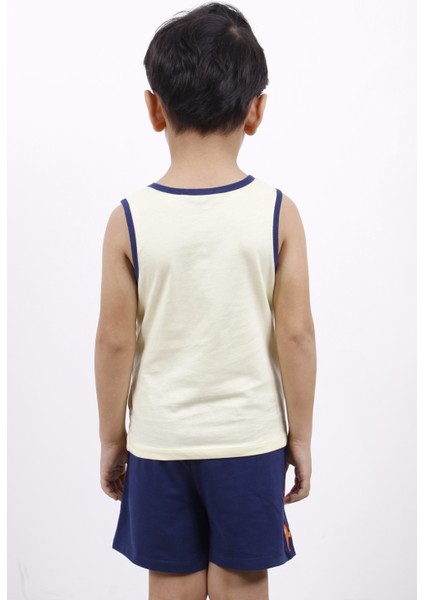 Erkek Çocuk Boo! Baskılı Şortlu Takım modelleri