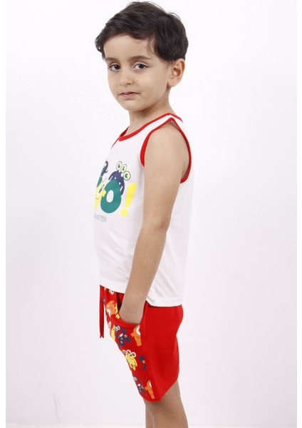Erkek Çocuk Boo! Baskılı Şortlu Takım fiyatları