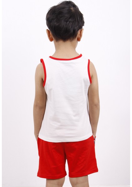 Erkek Çocuk Boo! Baskılı Şortlu Takım modelleri