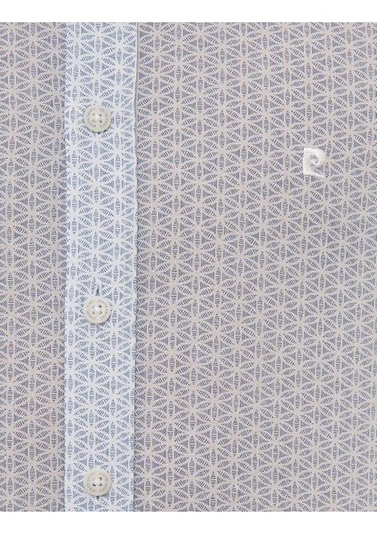 Erkek Lacivert Slim Fit Uzun Kollu Gömlek 50227239-VR033