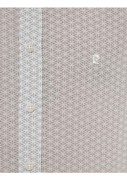 Erkek Siyah Slim Fit Uzun Kollu Gömlek 50227239-VR046