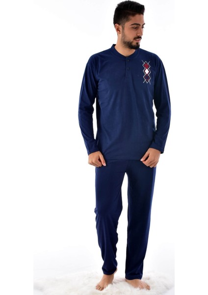 Erkek 2045 Uzun Kol Süprem Pijama Takımı
