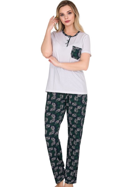 Kadın Pijama Takımı Kısa Kollu - PJ3006