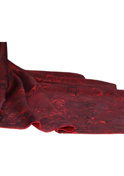 EL İŞÇİLİĞİ KADIN RENKLİ EBRU EŞARP 90*90 cm - E0013