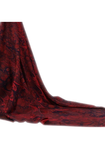 EL İŞÇİLİĞİ KADIN RENKLİ EBRU EŞARP 90*90 cm - E0030
