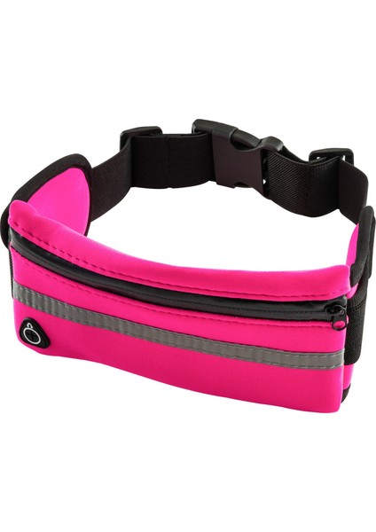 Fit N Joy 0252 Koşu Bel Kemeri Pembe