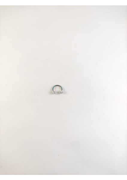 316L Cerrahi Çelik Shambala Taşlı Rainbow Bar 8 mm Septum Piercing fiyatları