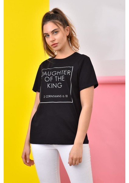 GYM00015 Likrali Koton Kadin T-Shirt