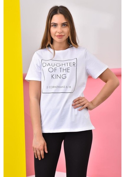 GYM00015 Likrali Koton Kadin T-Shirt