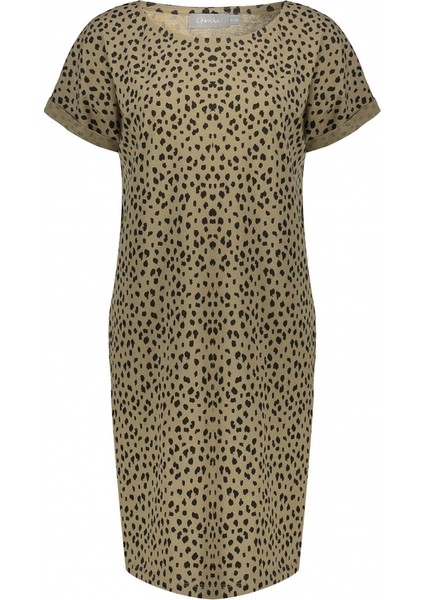 Geisha Khaki Green Elbise