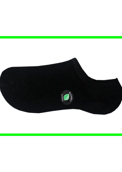 9'lu Paket Kokulu Patik Siyah Kısa Erkek Çorap