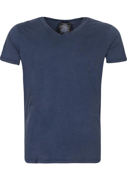Men Tshırt Indıgo Erkek T-Shirt 20504-09