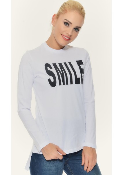 Kadın T-Shirt - Beyaz modelleri
