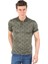 40220-0025 Slim Fit Haki T-Shirt 2