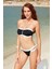 Soft Straplez Fermuar Detaylı Bikini Takım 201218 Siyah 1