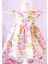 Lilipoupee Renkli Bahar Çiçek Desenli Elbise 6 - 9 Ay