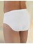 Beyaz Pamuklu Klasik Erkek Slip 6'lı Paket ME009 2