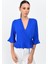 9363028 Kobe Kruvaze Eteği Kolu Fırfırlı Capri Kol Bluz 1
