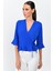 9363028 Kobe Kruvaze Eteği Kolu Fırfırlı Capri Kol Bluz 2