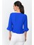 9363028 Kobe Kruvaze Eteği Kolu Fırfırlı Capri Kol Bluz 3