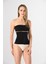 Agraflı Kadın Bel Korse Siyah Örme Seamless Dikişsiz Soft 3