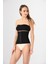 Agraflı Kadın Bel Korse Siyah Örme Seamless Dikişsiz Soft 4