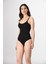 Ayar Askılı Çıtçıtlı Kadın Body Korse Beyaz Örme Seamless Dikişsiz Soft 4