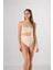 Mideli Slip Külot Kadın Korse Beyaz Örme Seamless Dikişsiz Soft 1